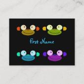 Monkey Face. Visitekaartje (Achterkant)