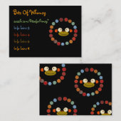 Monkey Face. Visitekaartje (Voorkant / Achterkant)