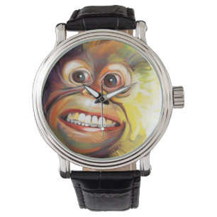 Monkey Face Watch Horloge