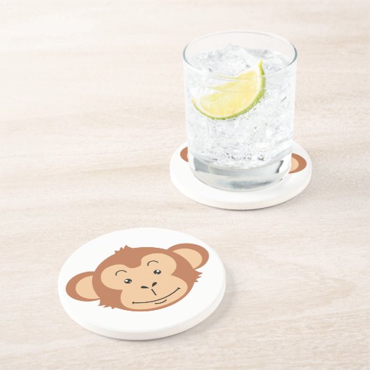 Monkey Face Zandsteen Onderzetter (Zijkant)