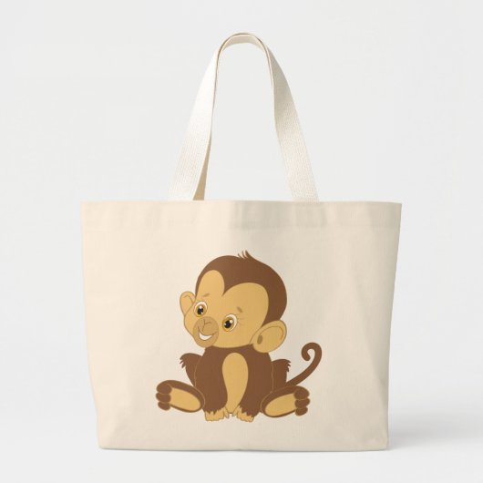 Monkey Feet Grote Tote Bag (Voorkant)