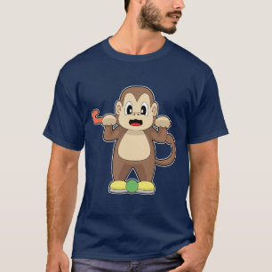 Monkey Field hockey hockey stick T-shirt