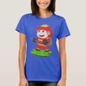Monkey Firefighter Fire Department T-shirt (Voorkant)