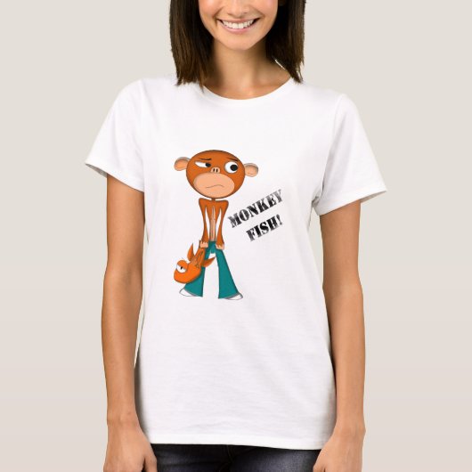 MONKEY-FISH T-SHIRT (Voorkant)