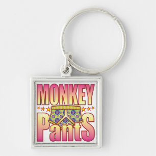 Monkey Flowery Pants Sleutelhanger