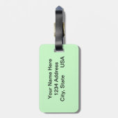 Monkey Forest Bagagelabel (Achterkant verticaal)