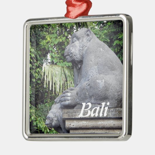 Monkey Forest Gate Metalen Ornament (Links)
