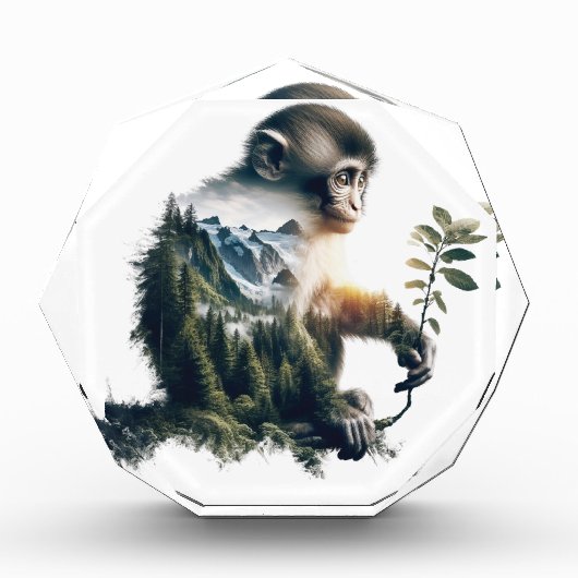 Monkey Forest Gem Fotoblokken (Voorkant)