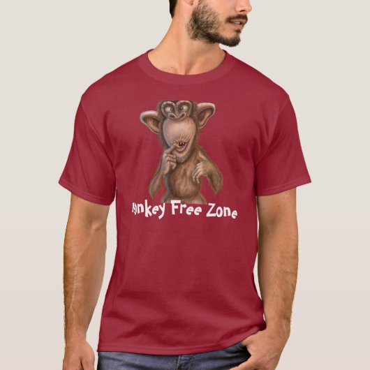 Monkey Free T-Shirt (Voorkant)