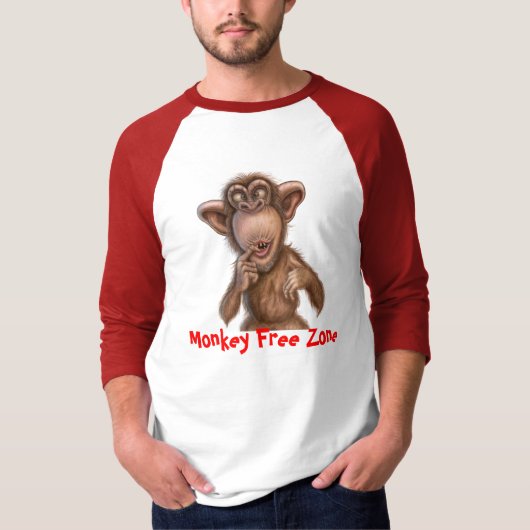 Monkey Free T-Shirt (Voorkant)