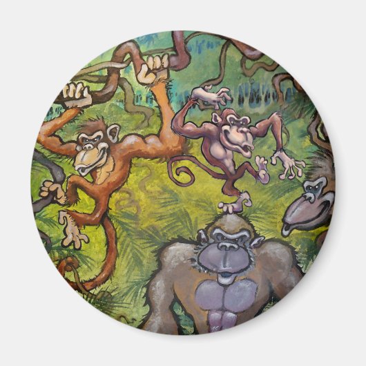 Monkey Fun Magneet (Voorkant)