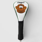 MONKEY FUNNY GEPERSONALISEERDE GOLF DRIVER HOESJE GOLFHEADCOVER (Voorkant)
