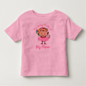 Monkey Future Big Sister Kinder Shirts (Voorkant)