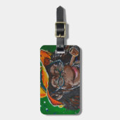 Monkey - Gentleman Bagagelabel (Voorkant verticaal)