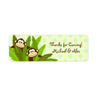Monkey Gift Labels