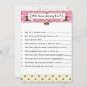 Monkey Girl Baby shower die mama het beste spel ke Kaart (Voorkant)