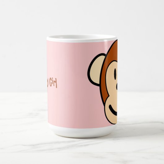 Monkey Girl Flower Coffee Mok (Center)