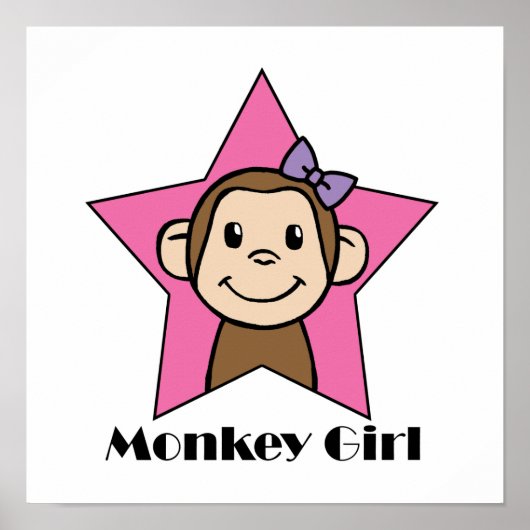 Monkey Girl Poster (Voorkant)