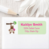 Monkey Girl Return-label Etiket (Insitu)