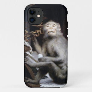 Monkey glimlachen iPhone 11 hoesje