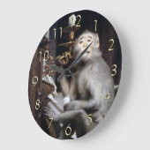 Monkey glimlachen grote klok (Hoek)