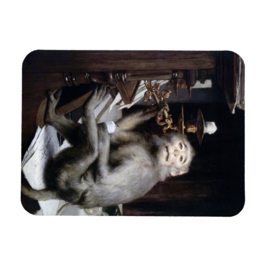 Monkey glimlachen magneet (Horizontaal)