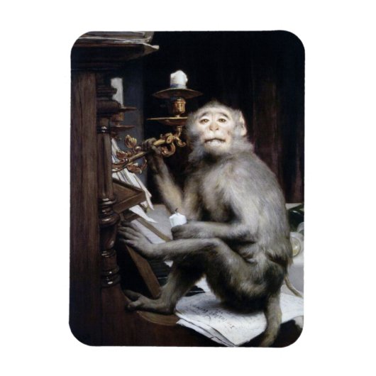 Monkey glimlachen magneet (Verticaal)