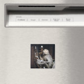 Monkey glimlachen magneet (Insitu (Vaatwasser))