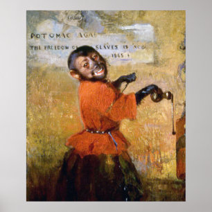 Monkey glimlachen poster