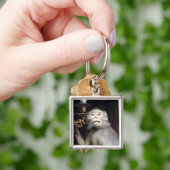 Monkey glimlachen sleutelhanger (Hand)