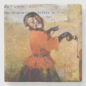 Monkey glimlachen stenen onderzetter (Voorkant)