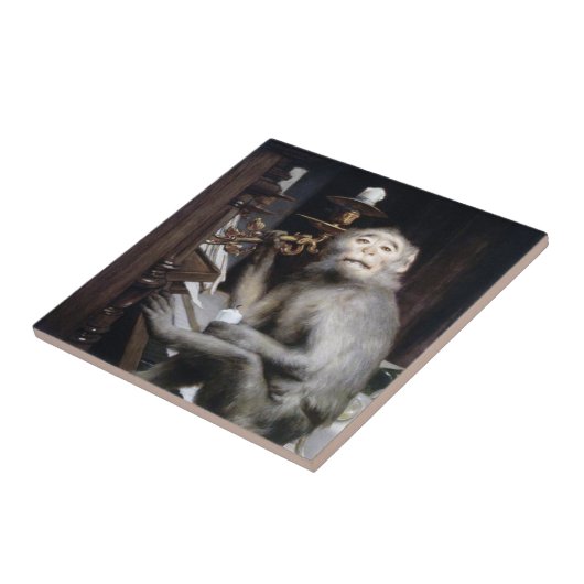 Monkey glimlachen tegeltje (Zijkant)