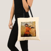 Monkey glimlachen tote bag (Voorkant (product))