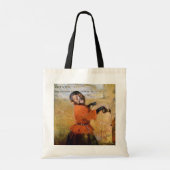 Monkey glimlachen tote bag (Achterkant)