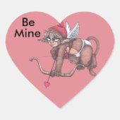 Monkey Gnome Cupid Stickers (Voorkant)