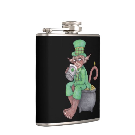Monkey Gnome Leprechaun Flask Heupfles (Rechts)