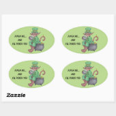 Monkey Gnome Leprechaun Stickers (Vel)