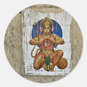 Monkey God Ronde Sticker