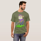 Monkey Golf Golf clubs T-shirt (Voorkant volledig)