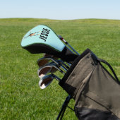 MONKEY GOLF HEAD HOESJE GRAPPIG GEPERSONALISEERD GOLFHEADCOVER (Insitu)