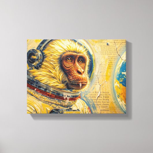 Monkey Gone to Heaven-8 Canvas Afdruk (Voorkant)