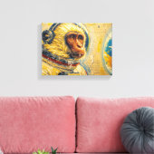 Monkey Gone to Heaven-8 Canvas Afdruk (Insitu (Woonkamer))