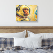 Monkey Gone to Heaven-8 Canvas Afdruk (Insitu (Slaapkamer))