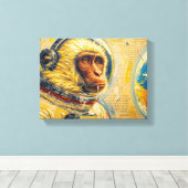 Monkey Gone to Heaven-8 Canvas Afdruk (Insitu (Houten vloer))