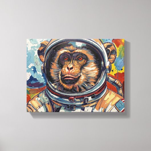 Monkey Gone to Heaven-9 Canvas Afdruk (Voorkant)