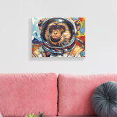 Monkey Gone to Heaven-9 Canvas Afdruk (Insitu (Woonkamer))