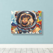 Monkey Gone to Heaven-9 Canvas Afdruk (Insitu (Houten vloer))
