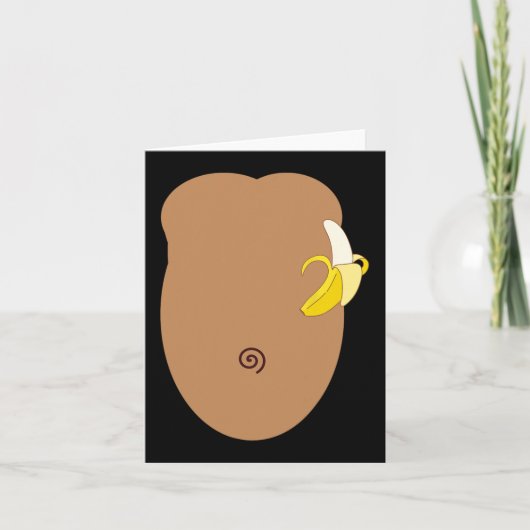Monkey Halloween Costume Kaart (Voorkant)