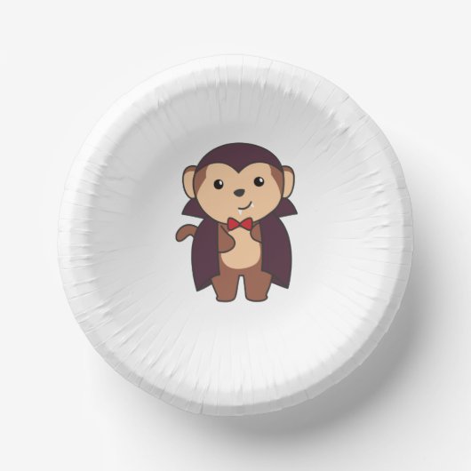 Monkey Halloween Cute Devil Kinder Vampire Costume Papieren Kommen (Voorkant)