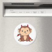 Monkey Halloween Cute Devil Kinder Witches Costume Magneet (Insitu (Vaatwasser))